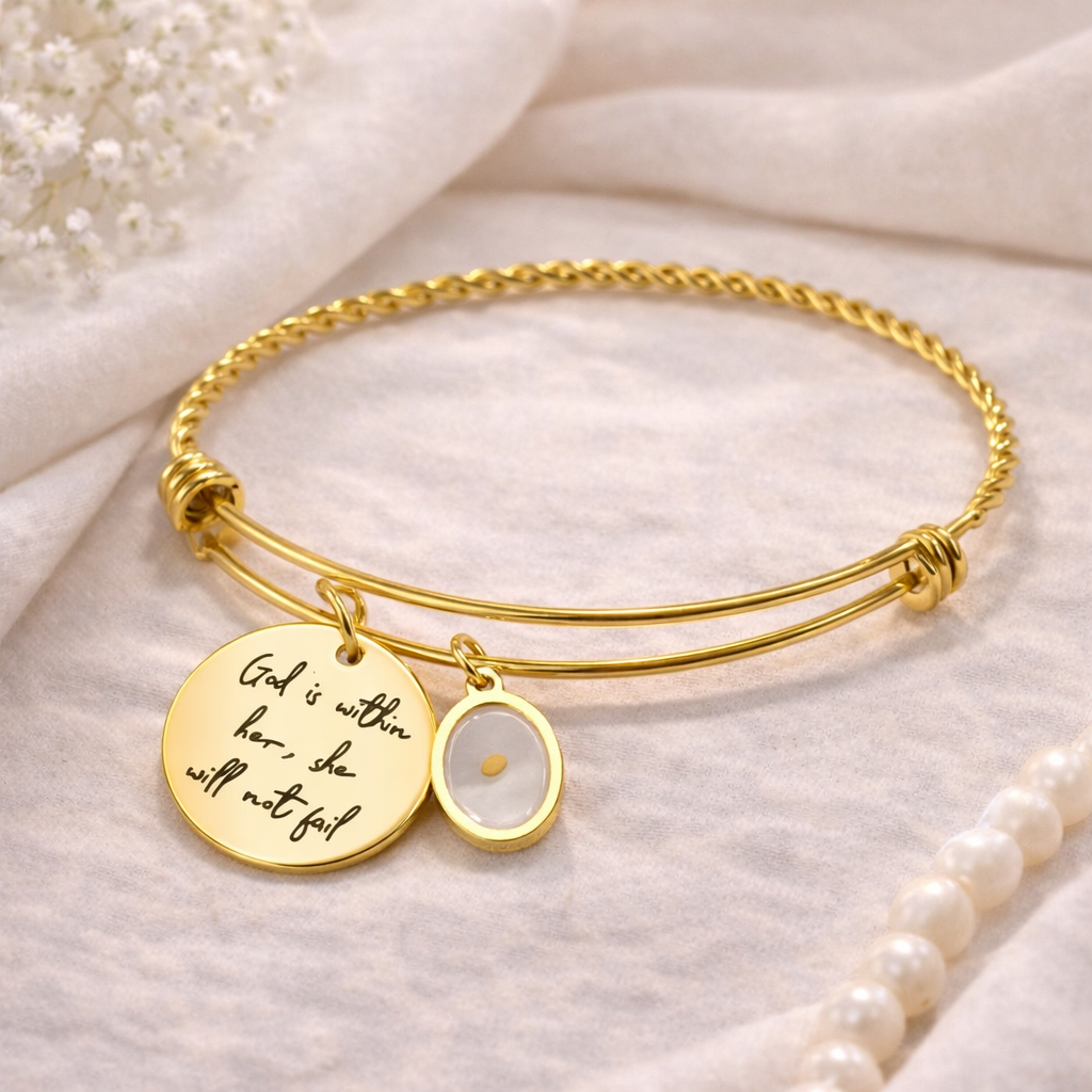 She Will Not Fail Mustard Seed Bracelet | Strong & Steady
