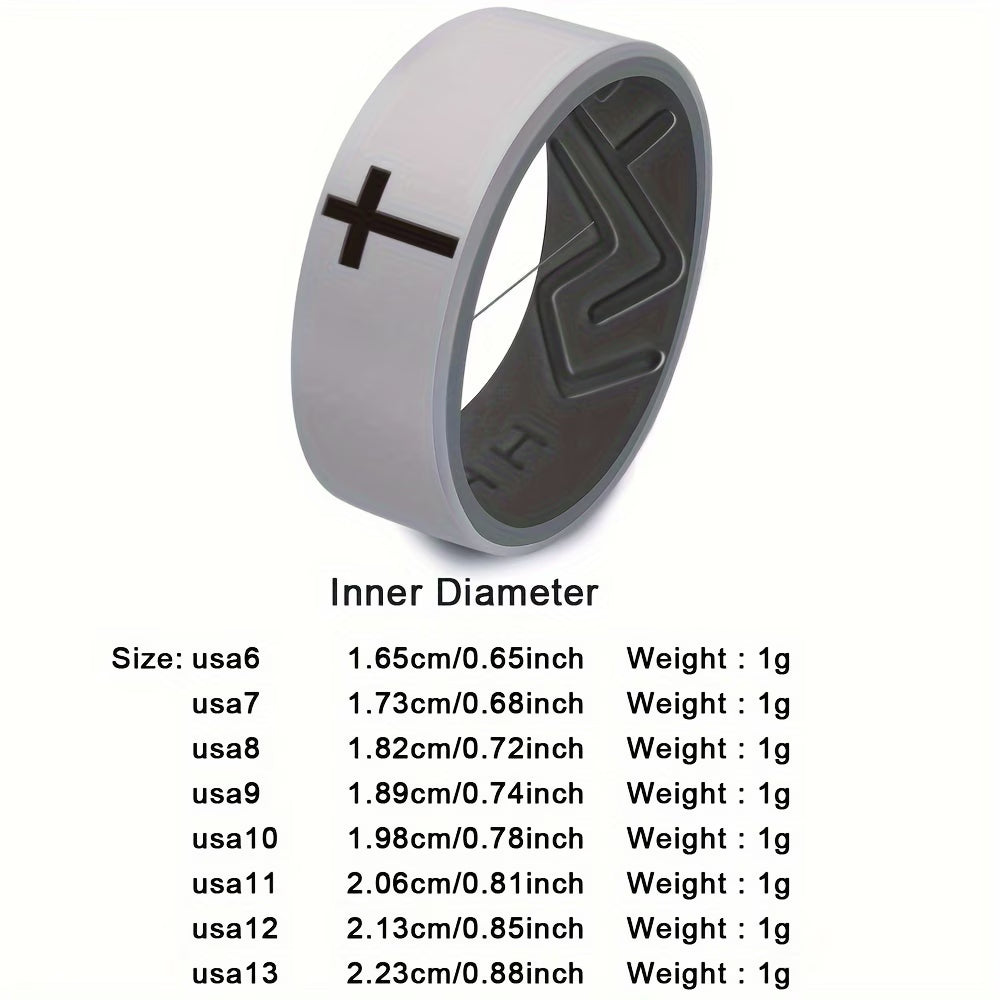 Silicone Cross Ring | Durable & Faith-Driven