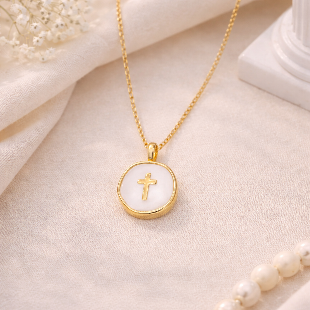 Elegant Mini Cross Necklace | Timeless & Delicate