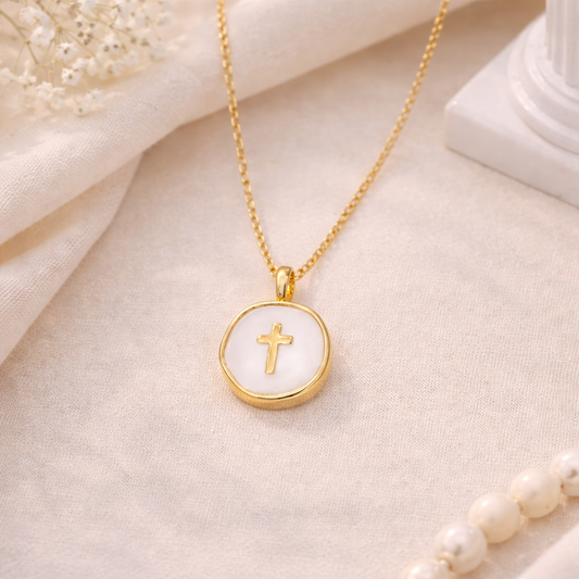 Elegant Mini Cross Necklace | Timeless & Delicate