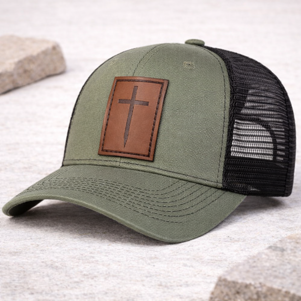 Cross Printed Baseball Cap | Bold & Minimal