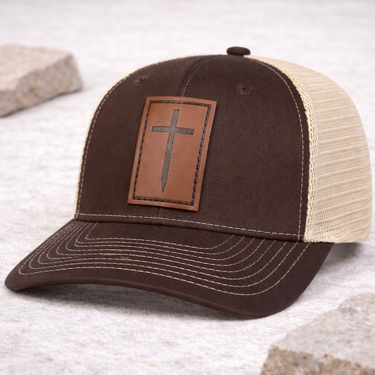 Cross Printed Baseball Cap | Bold & Minimal