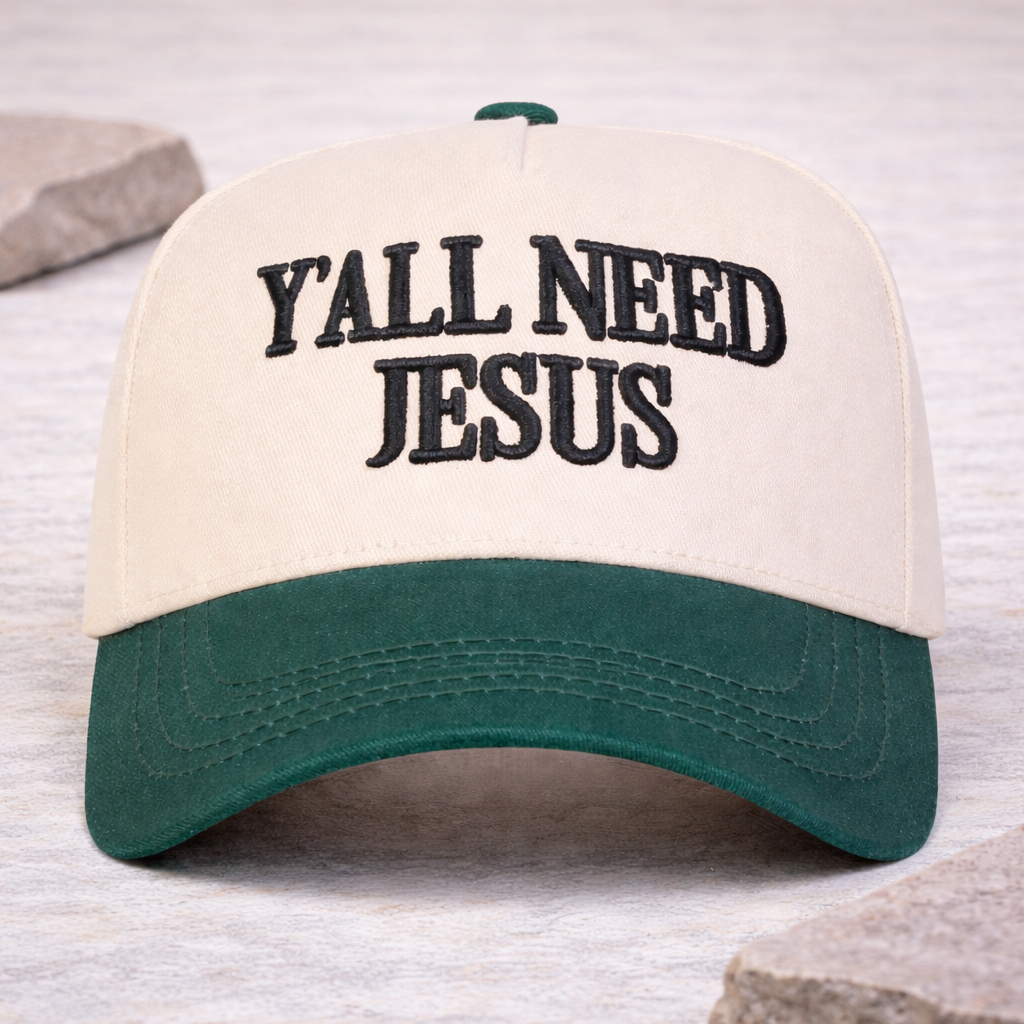 Y’all Need Jesus Baseball Cap | Bold & Unapologetic