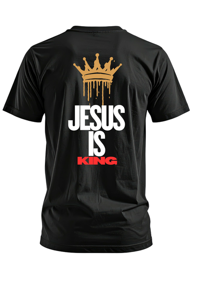 Jesus Is King Men’s Black T-Shirt | Bold Declaration