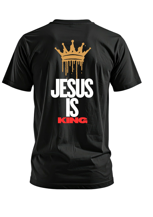 Jesus Is King Men’s Black T-Shirt | Bold Declaration
